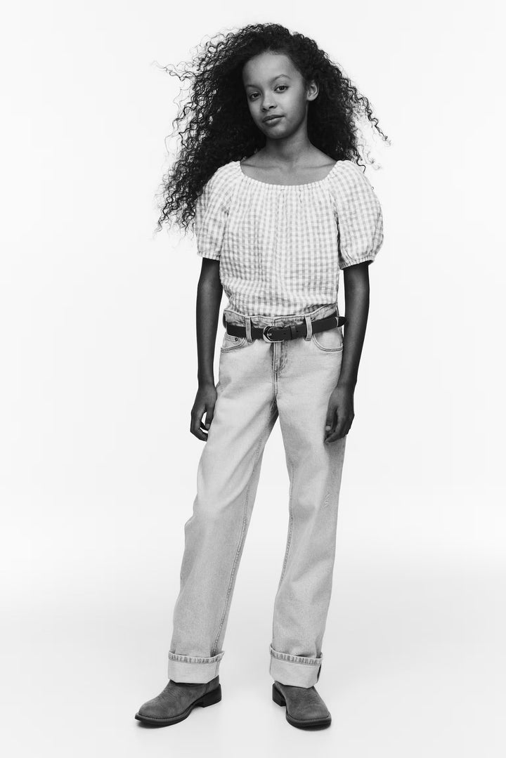 H&M Cotton Seersucker Blouse