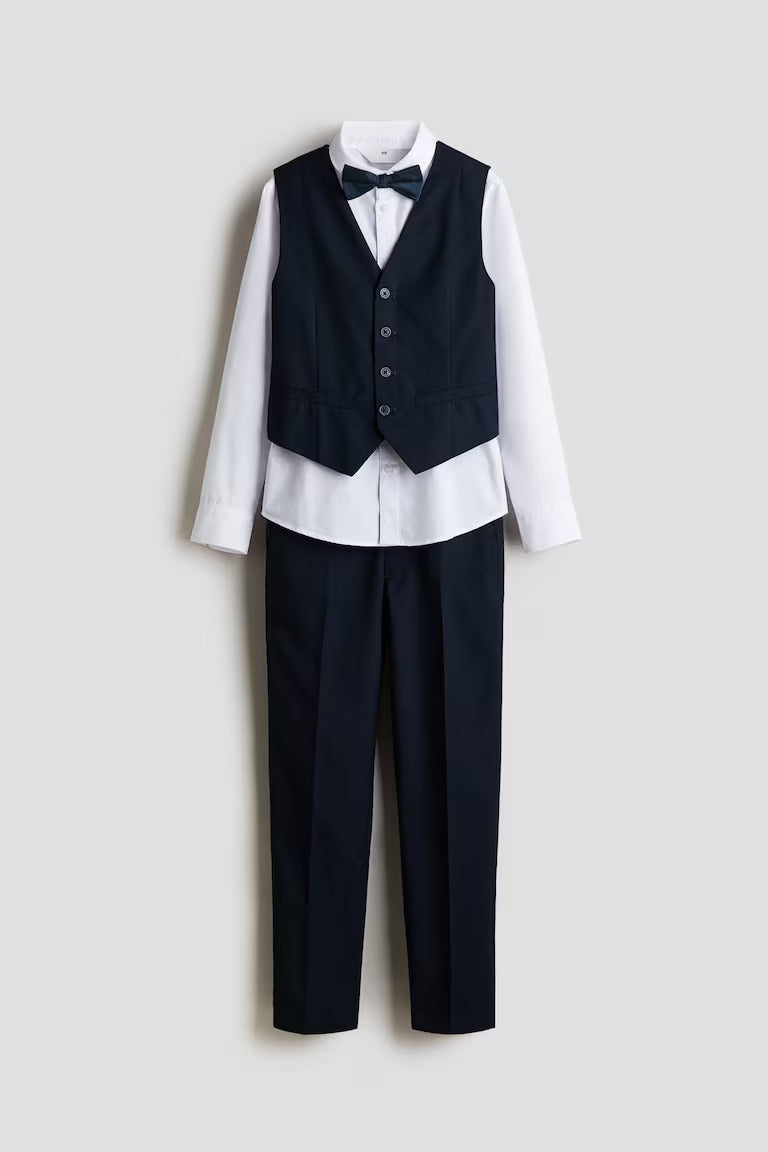 H&M 3-piece Dressy Set with Bow Tie