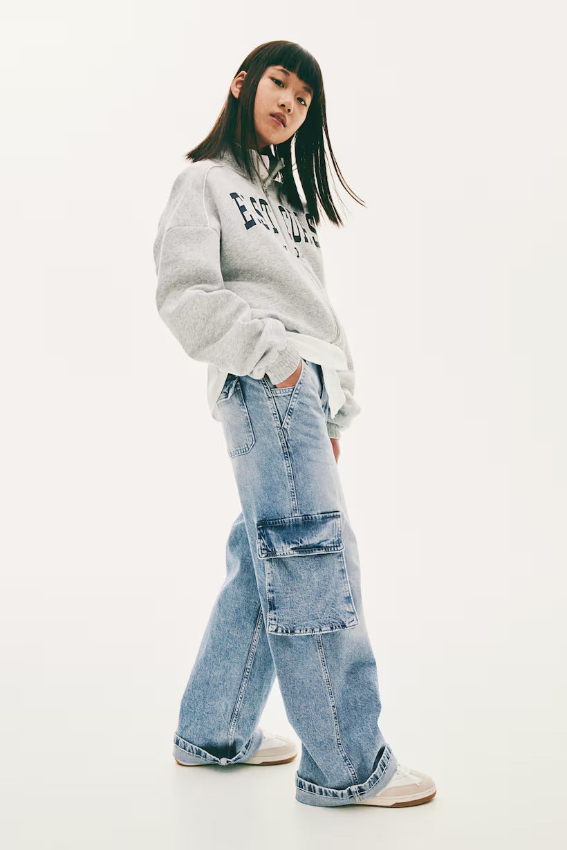 H&M Denim Cargo Pants