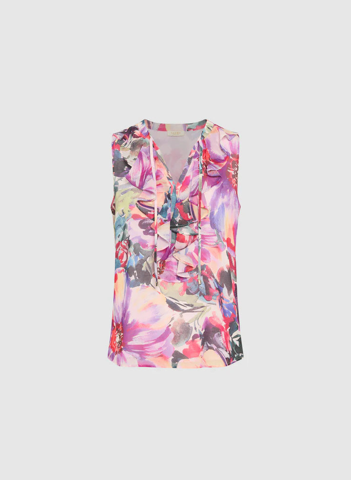 LAURA Floral Ruffle Blouse