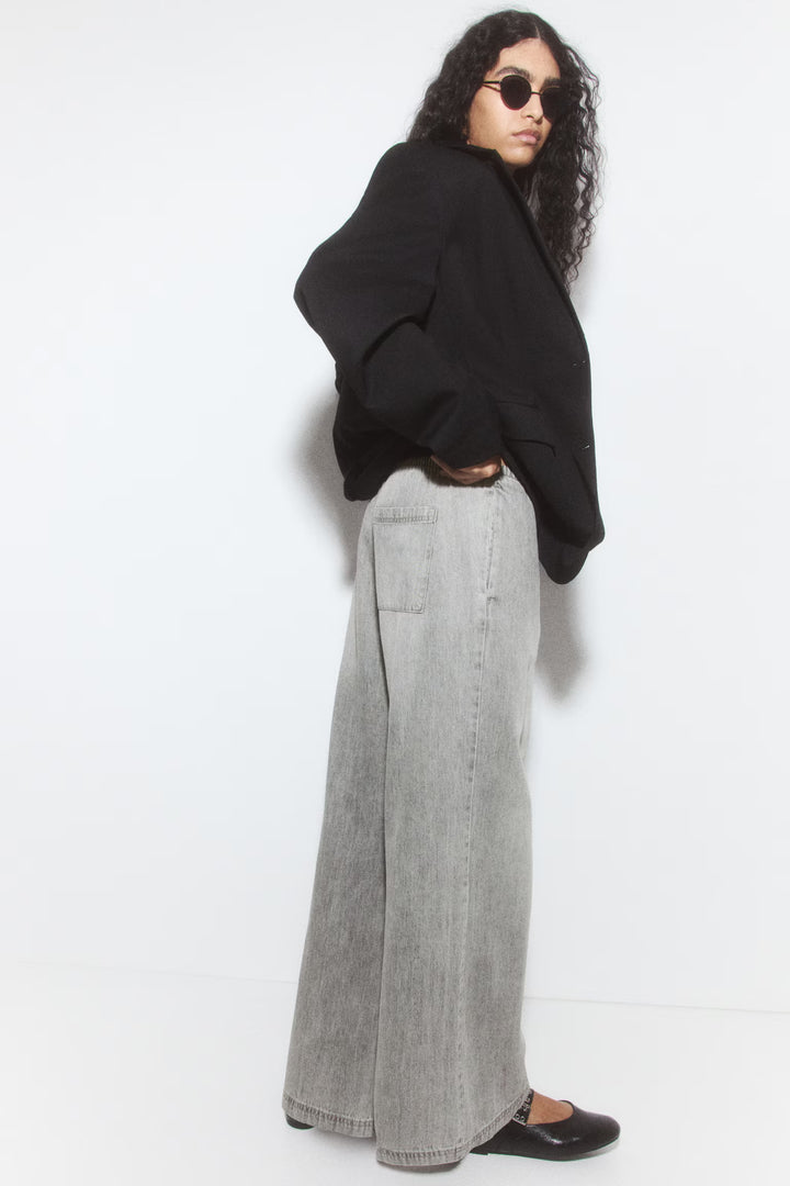 H&M Denim Drawstring Pants