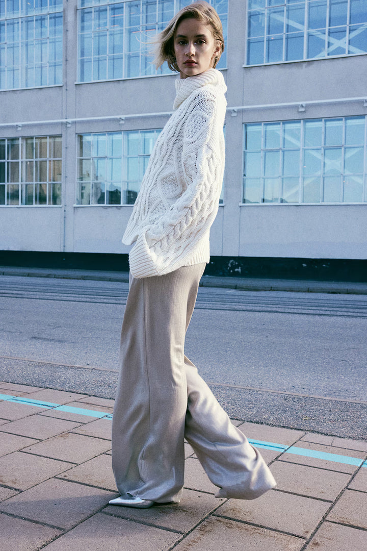 H&M Wide-Leg Drawstring Pants