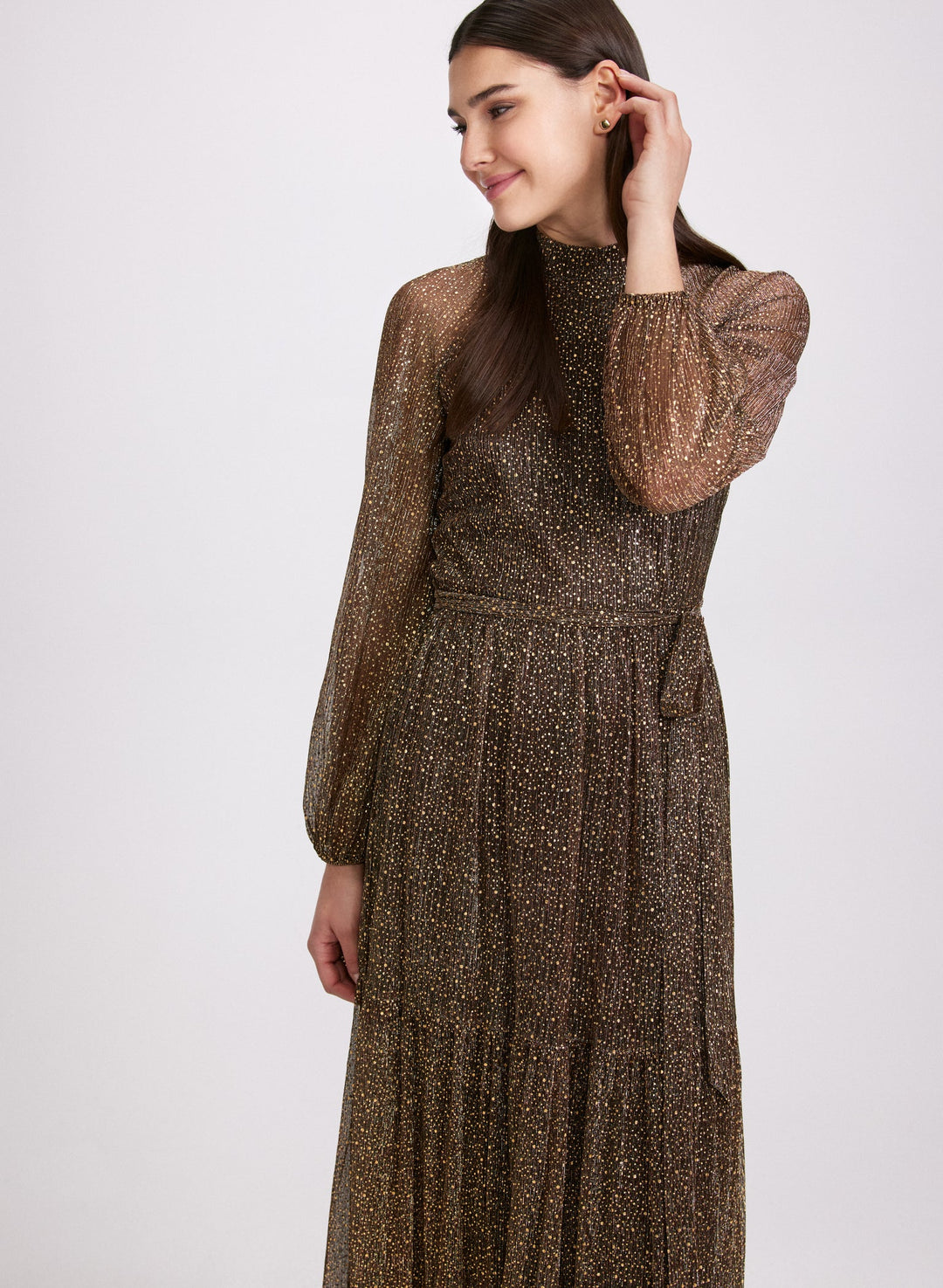 LAURA Lurex Maxi Dress