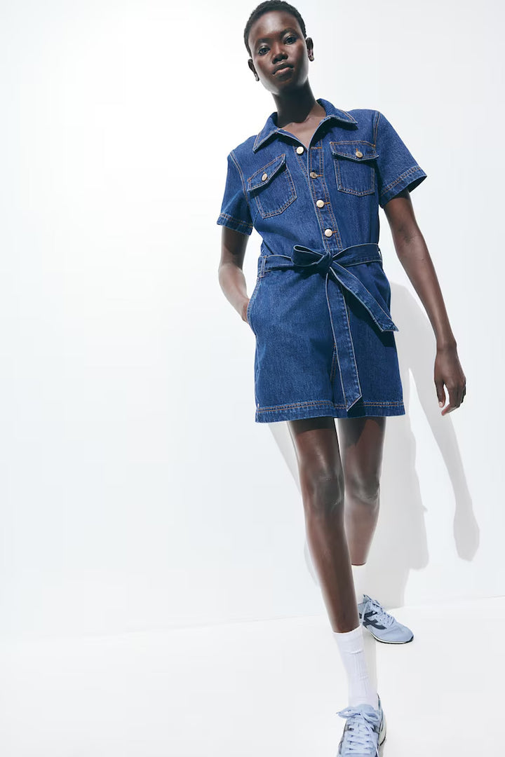 H&M Denim Romper