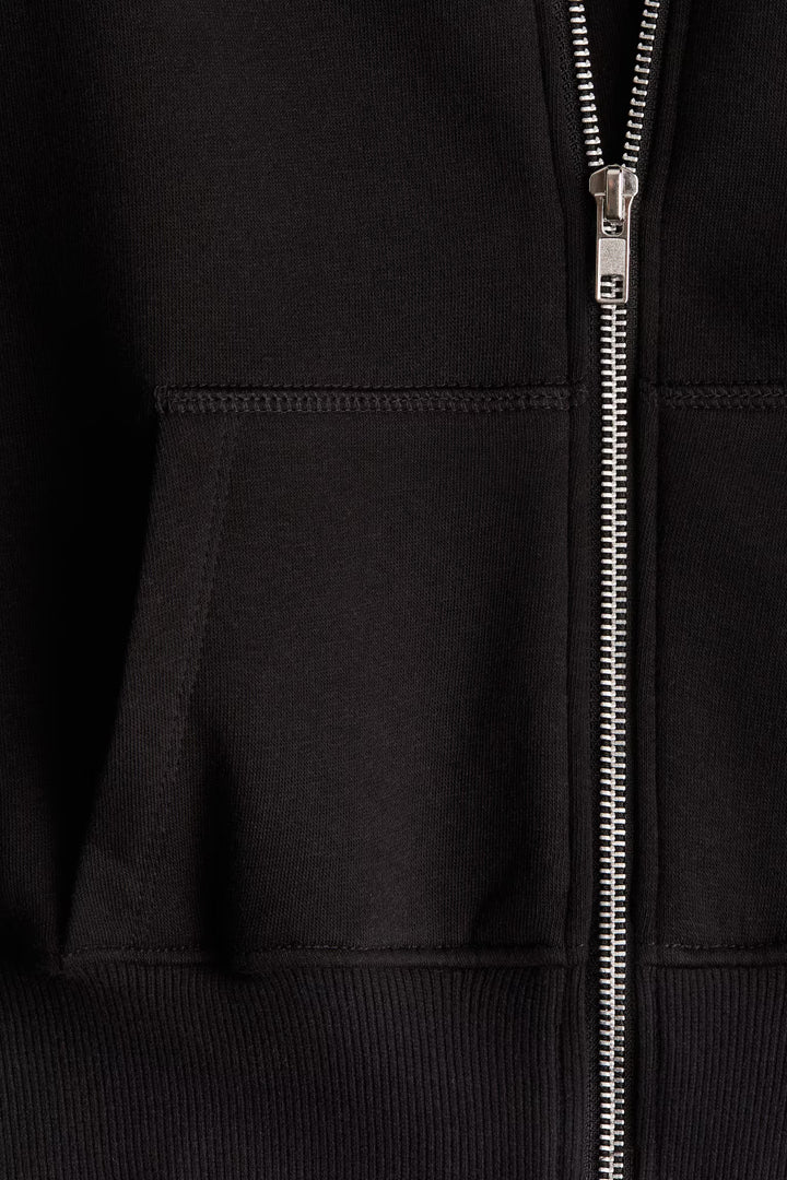 H&M Short Hooded Sweatshirt Jacket