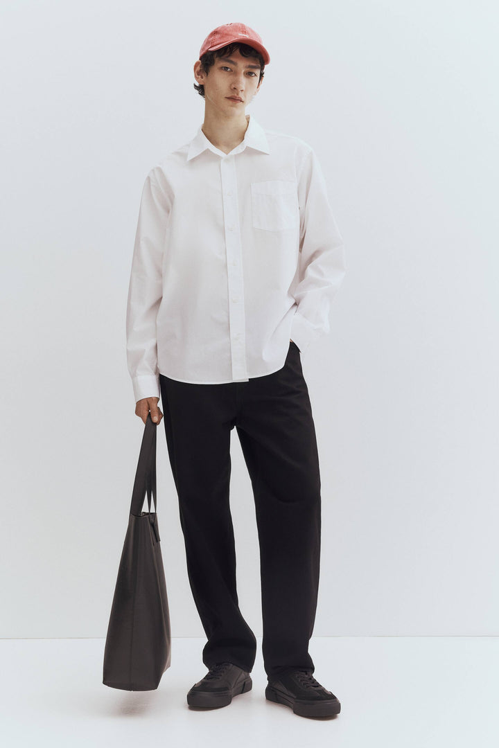H&M Regular Fit Poplin Shirt