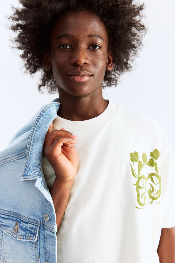 H&M Printed Cotton T-Shirt