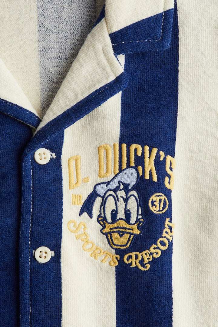 H&M Embroidery-Detail Resort Shirt