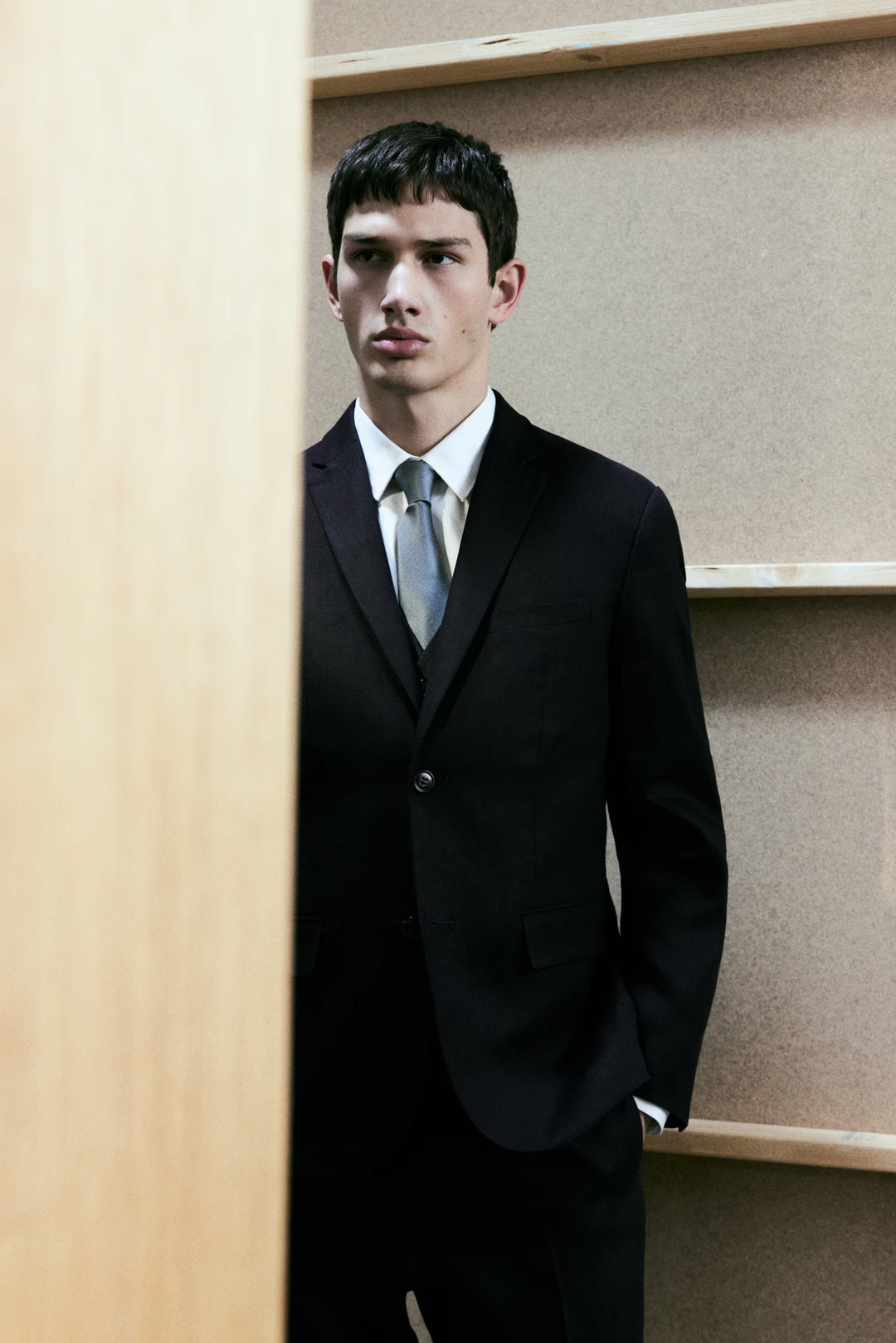H&M Slim-Fit Linen Suit Vest