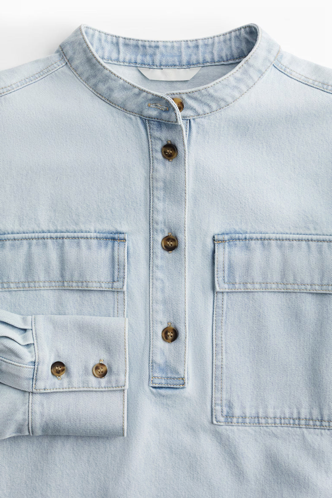 H&M Loose-Fit Denim Shirt