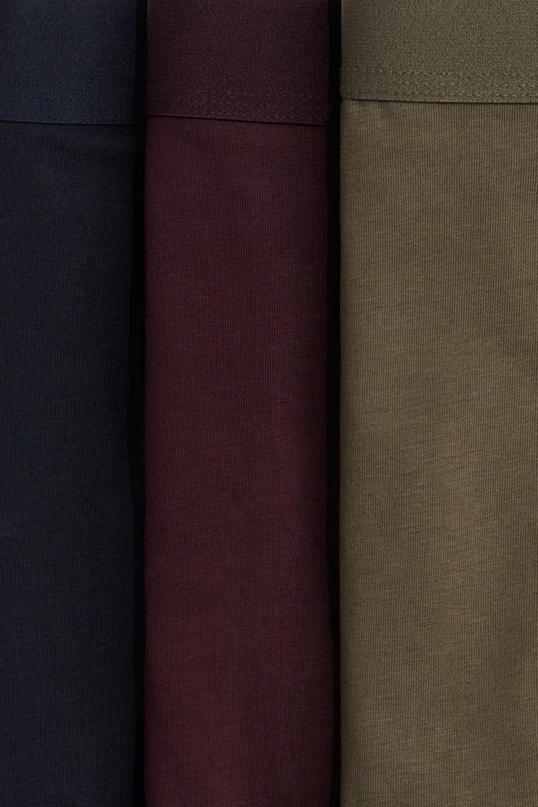 H&M 3-pack Mid-Length Boxer Briefs with Lycra®