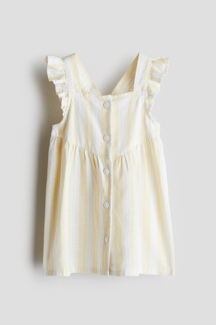 H&M Ruffle-trimmed Cotton Dress