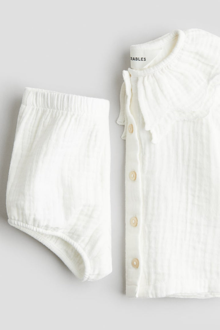 H&M 2-Piece Cotton Muslin Set
