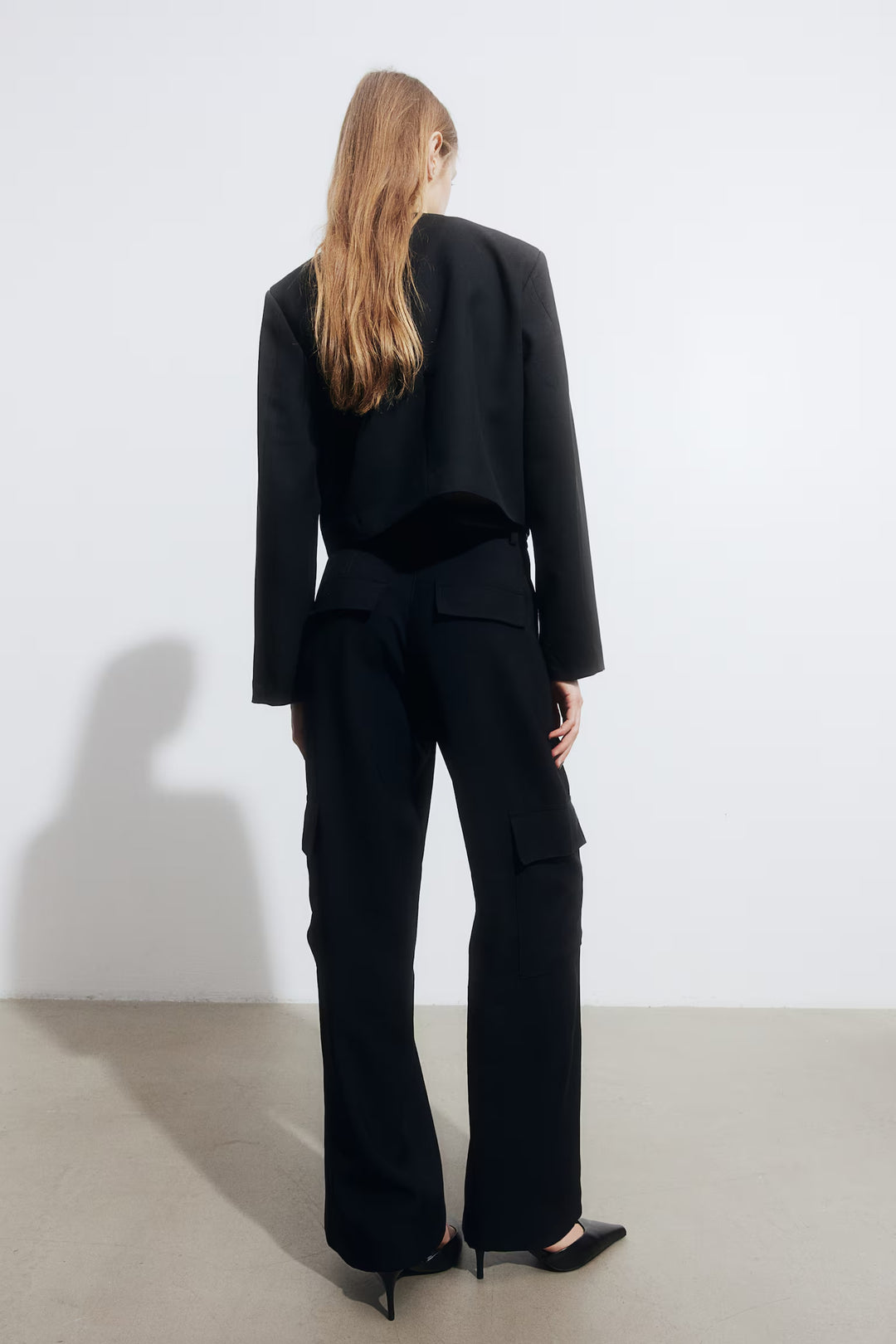 H&M Wide-Leg Cargo Pants