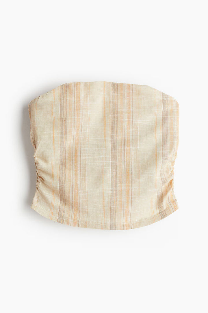H&M Gathered Corset-style Top