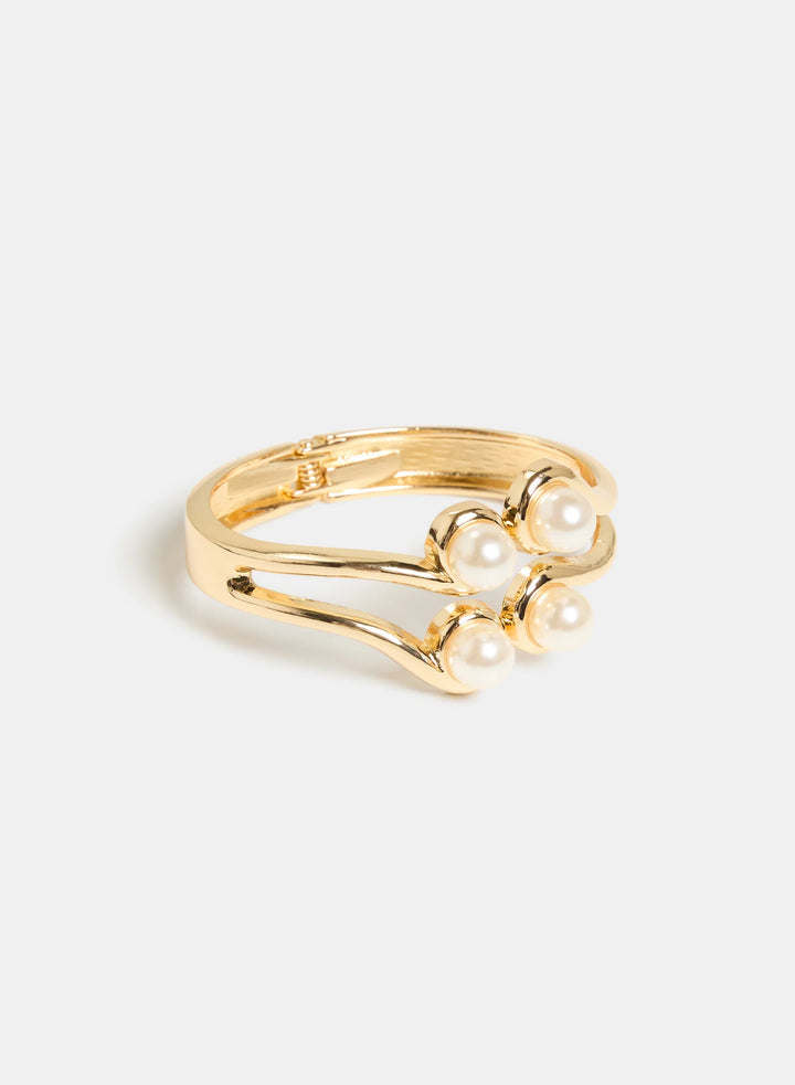 Laura Pearl Cluster Bangle