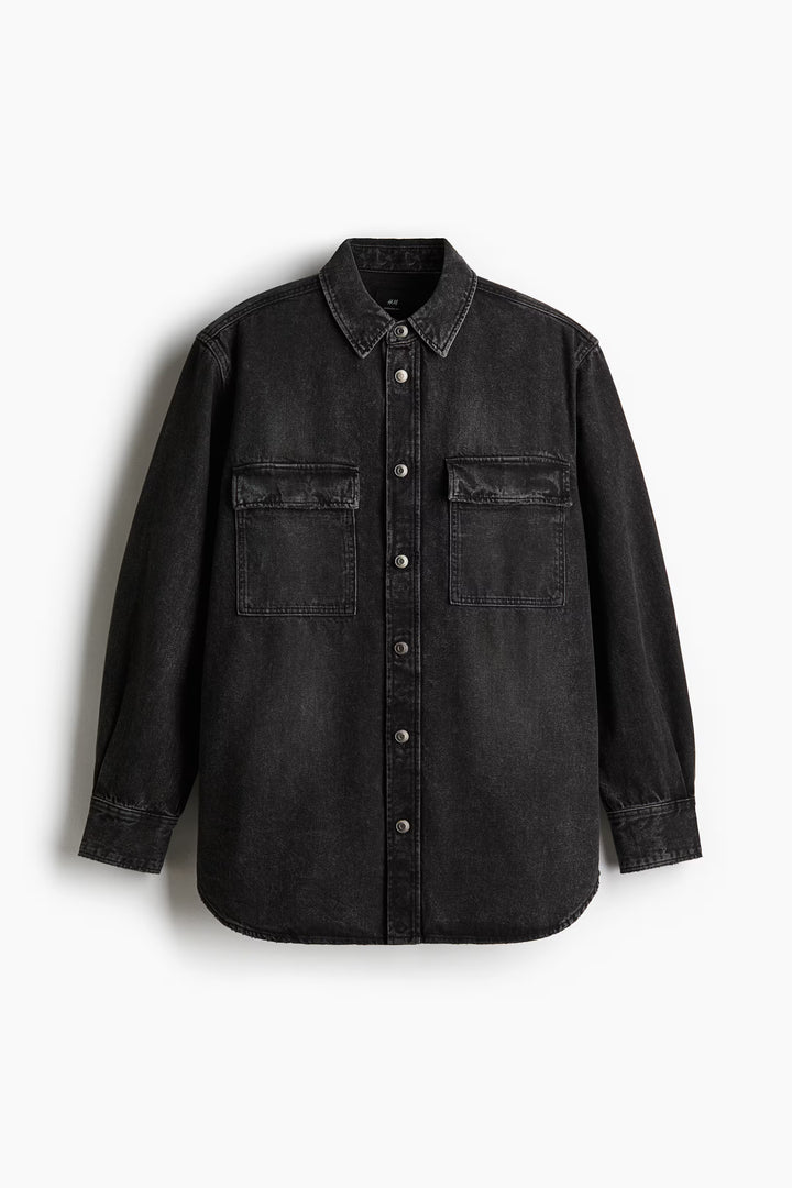H&M Oversized Fit Denim Shirt