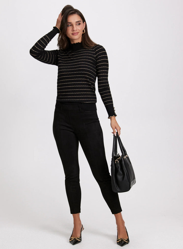 LAURA Faux-Suede Chloe Leggings