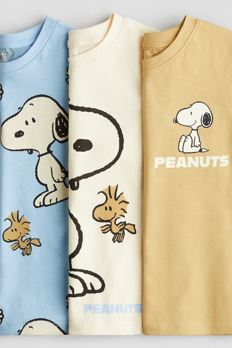 H&M 3-pack Printed T-shirts
