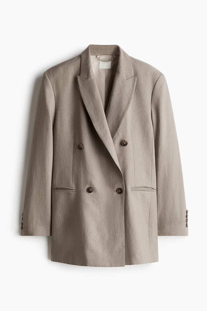 H&M Linen-Blend Blazer