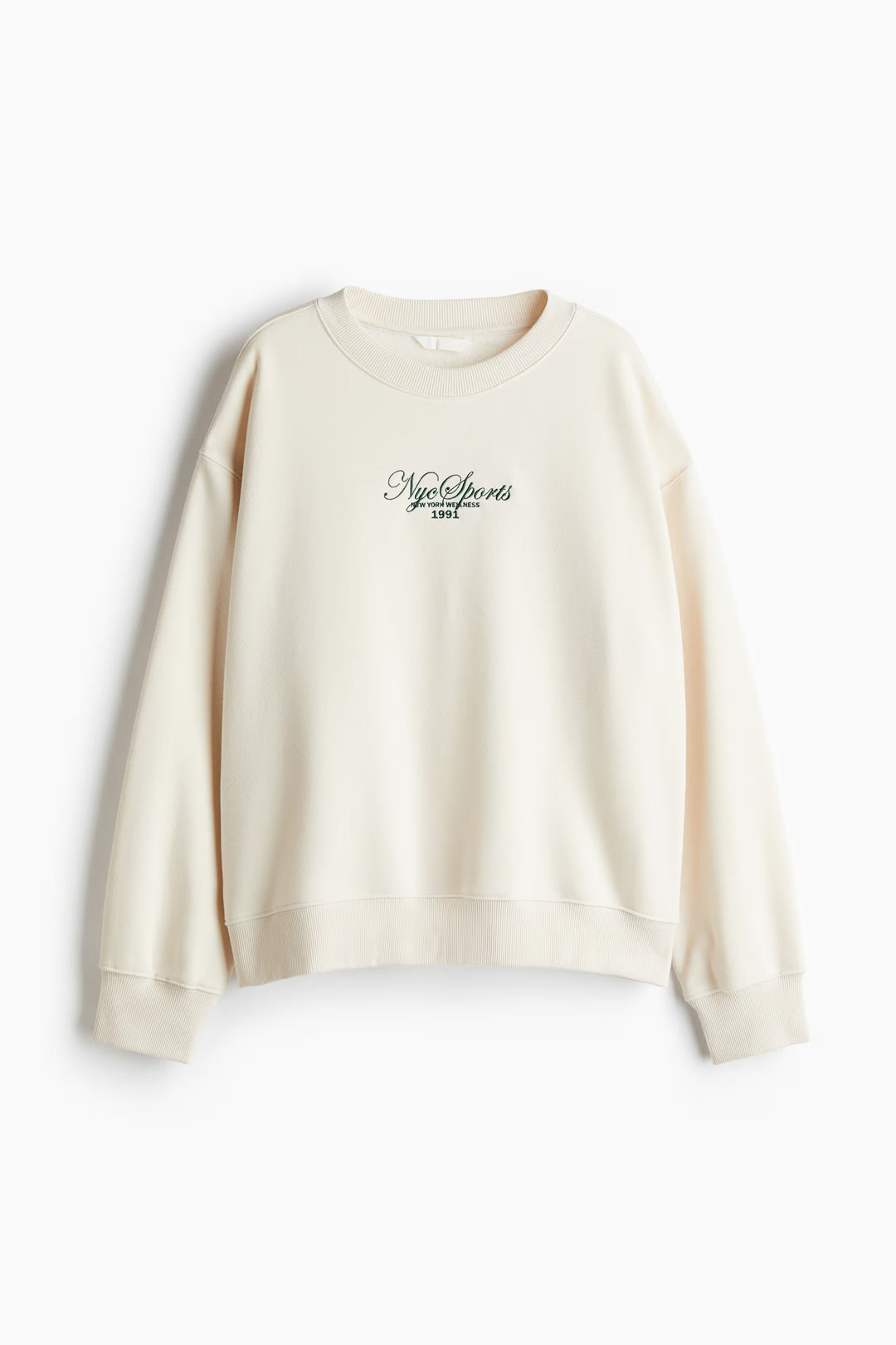 H&M Sweatshirt with Text Motif