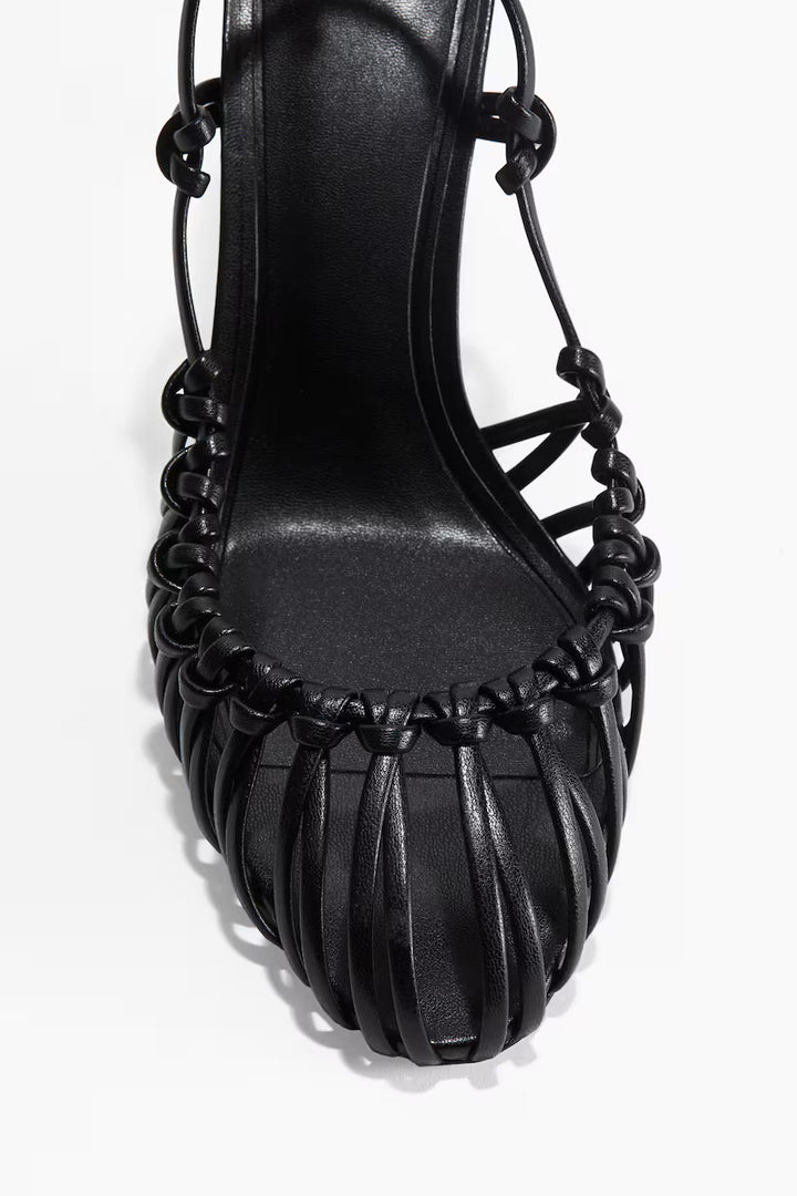 H&M Heeled Slingbacks with Knots