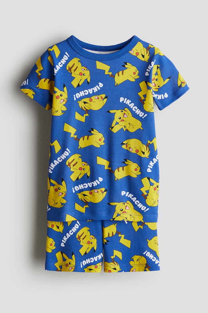 H&M Snug Fit Cotton Jersey Pajamas