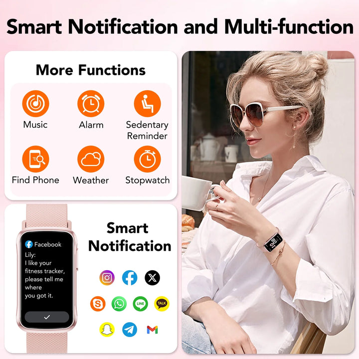 Tikland 2025 New Fitness Tracker, 1.47" Smartwatch with 24 Modos Deportivos, Step Counter, Answer/Make Calls, IP68 Waterproof Activity Trackers Compatible with Android and iPhone