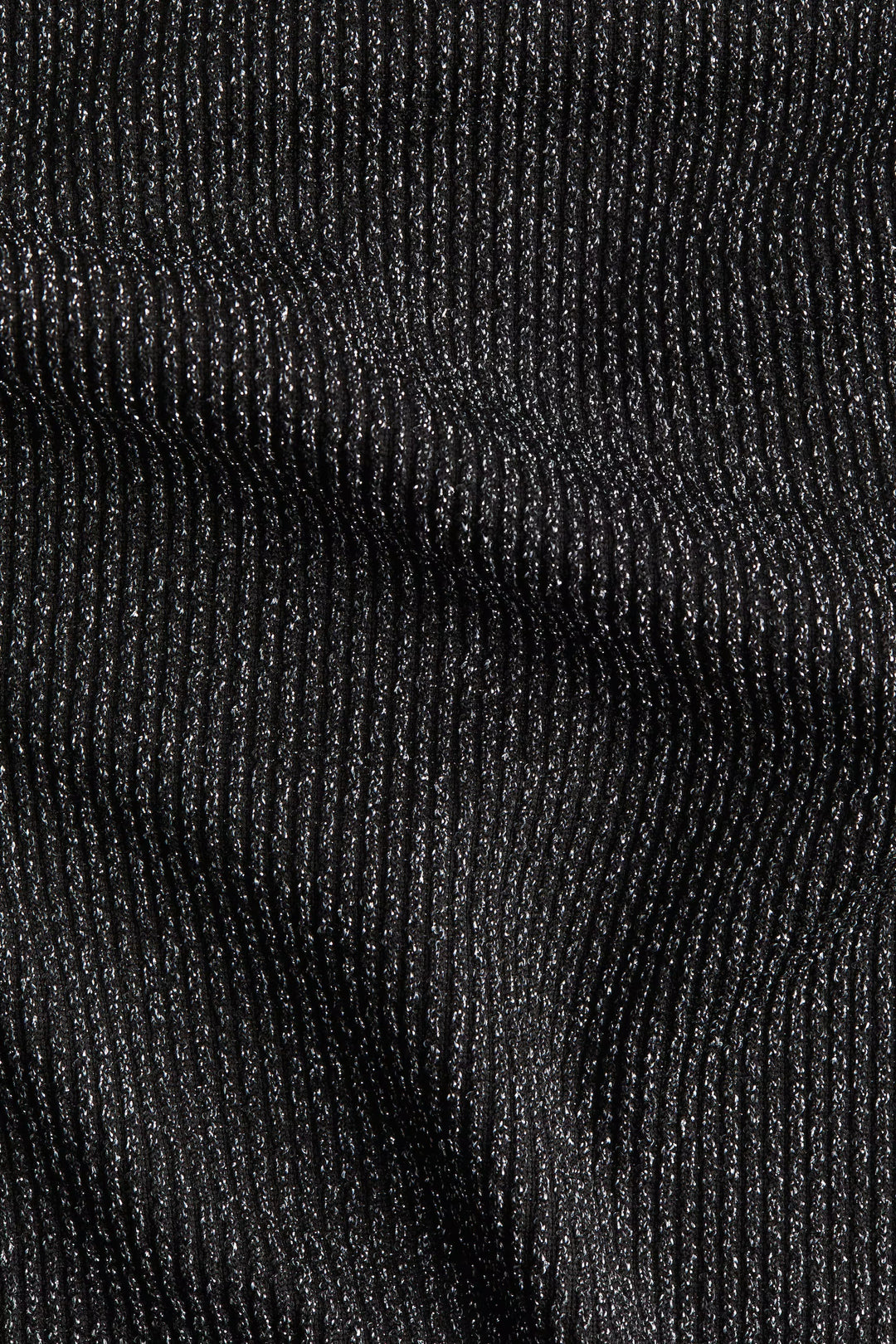 H&M Glittery Mock Turtleneck Sleeveless Top