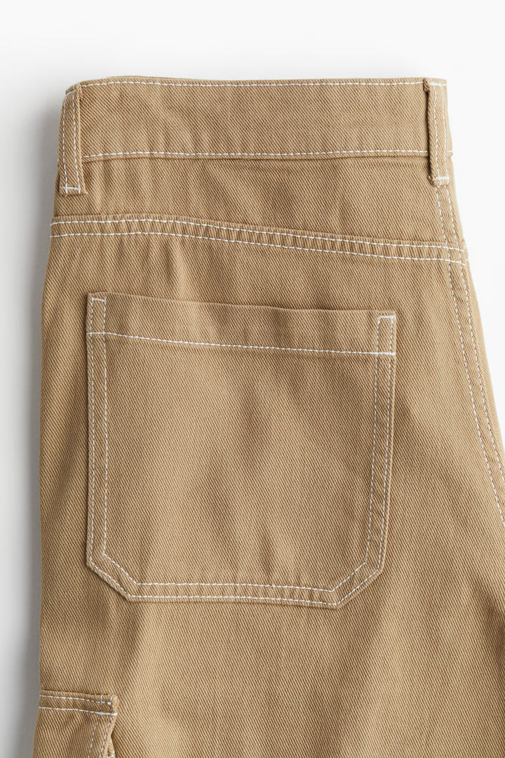 H&M Wide-leg Cargo Pants