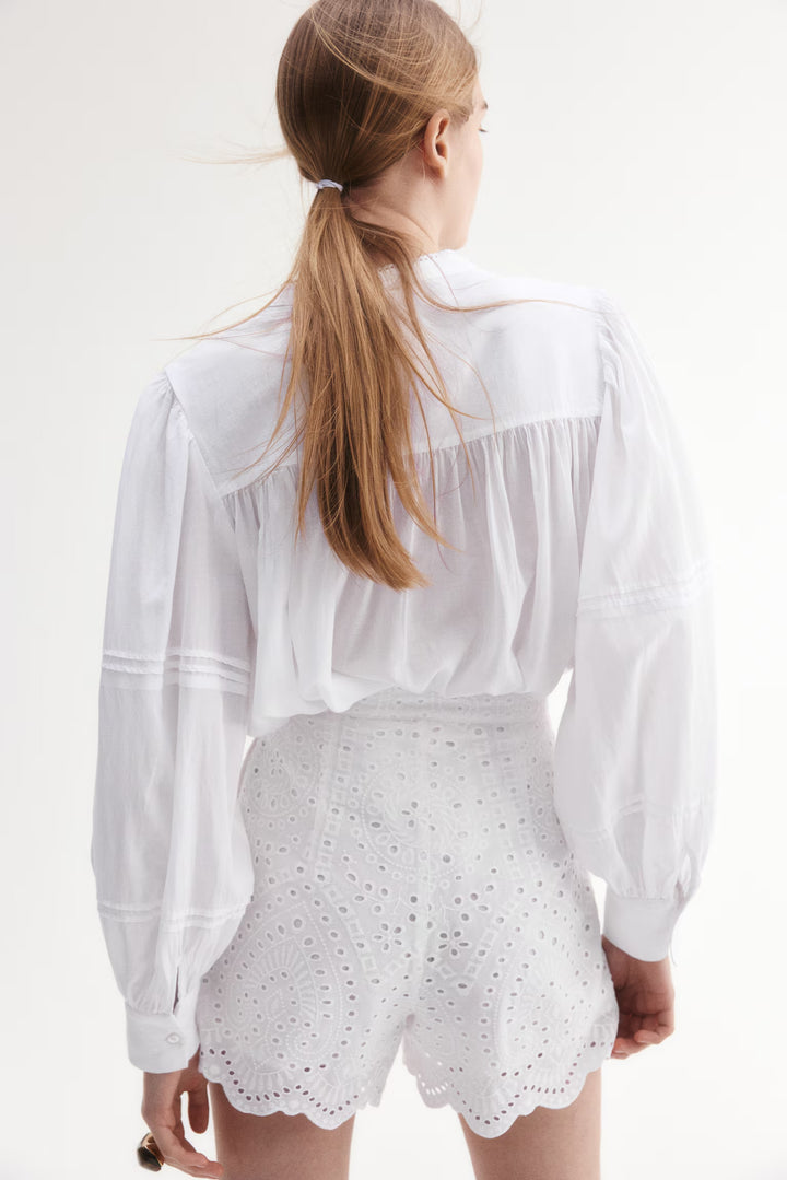 H&M Blouse with Pintucks