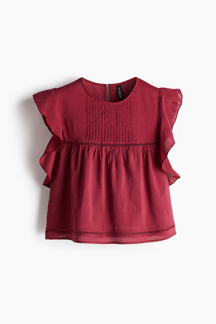 H&M Flutter-Sleeved Blouse