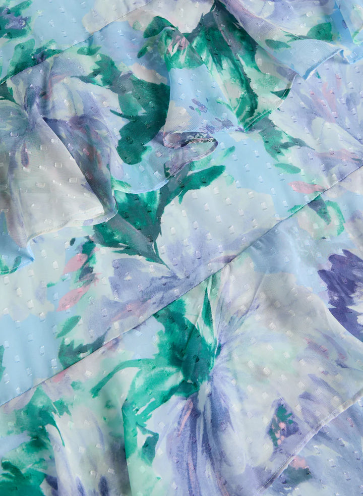 LAURA Tiered Floral Dress