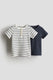 Navy Blue Stripped