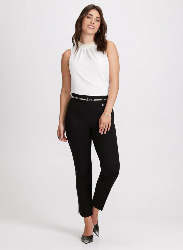 LAURA Frilled Crew Neck Top