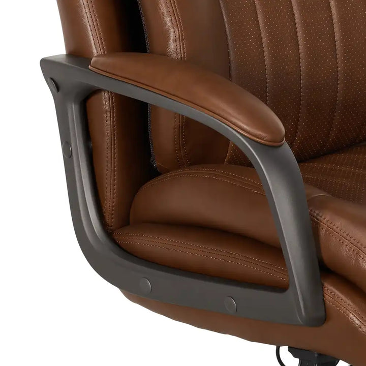 LazBoy Nova Executive Office Chair, Cognac