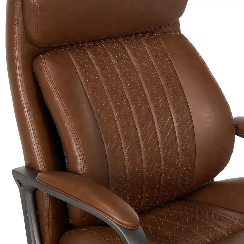 LazBoy Nova Executive Office Chair, Cognac
