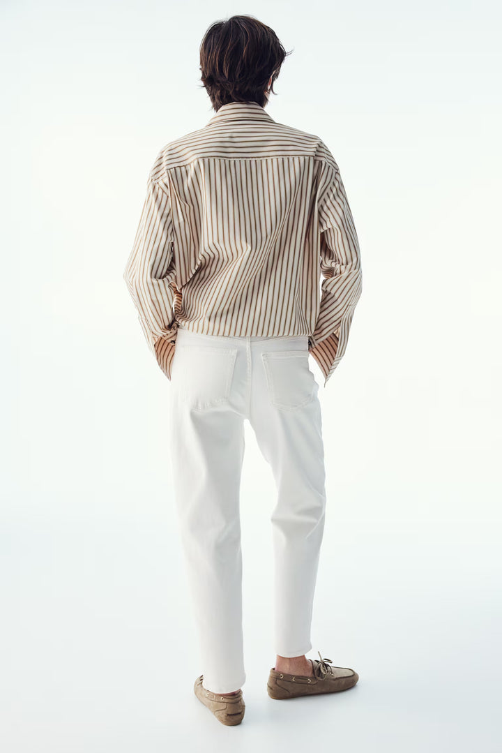 H&M High Rise Slim Leg Mom Jeans