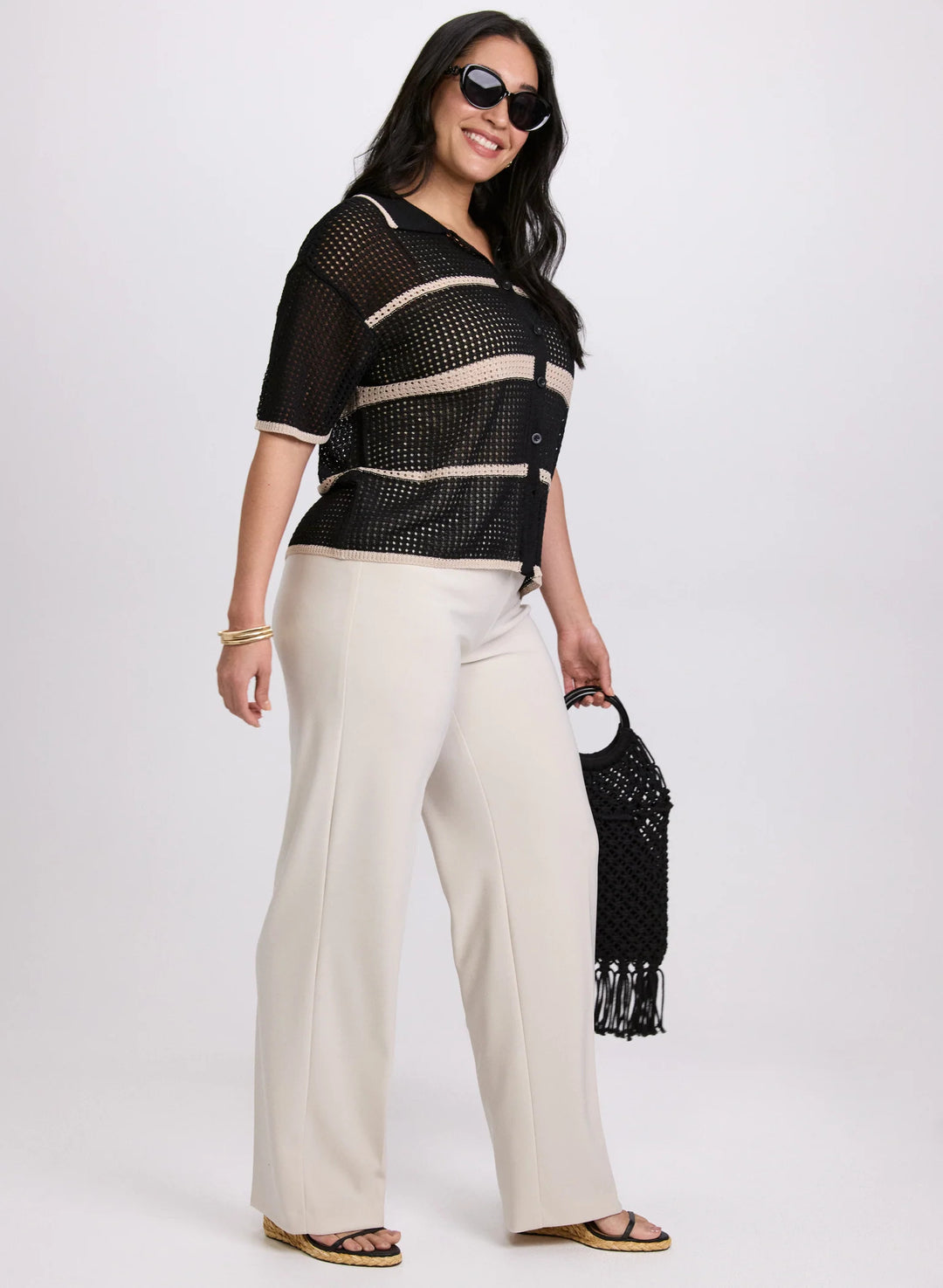 LAURA Joseph Ribkoff - Pull-On Wide-Leg Pants