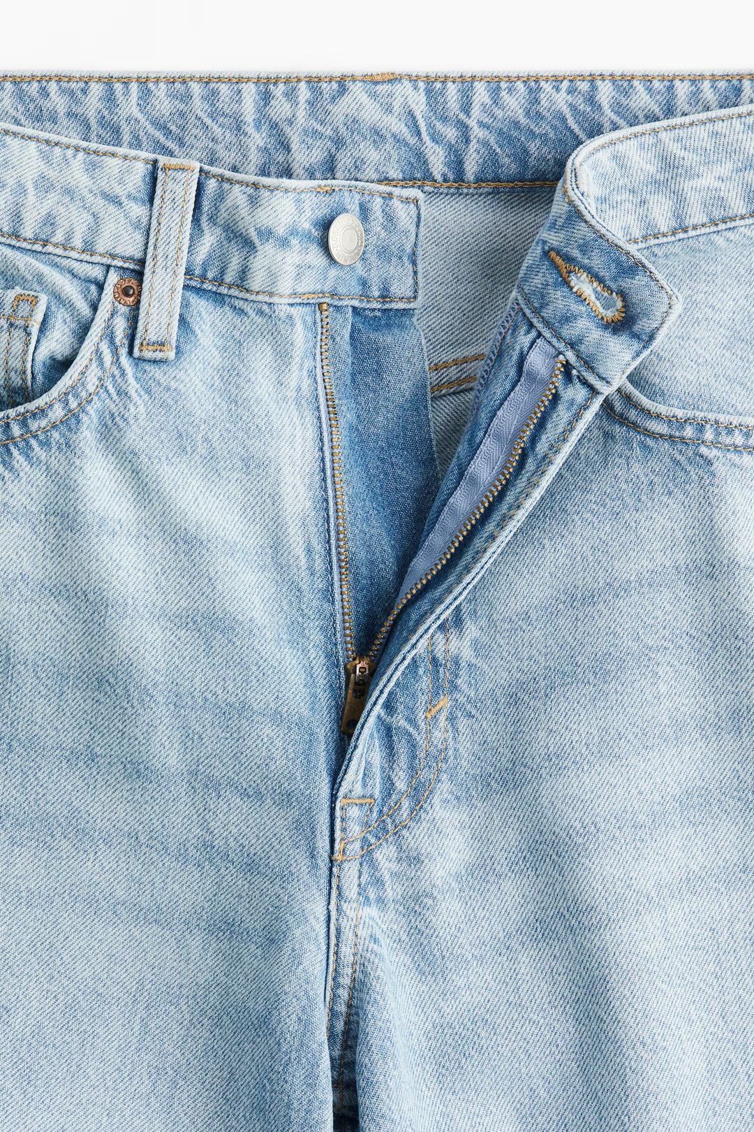 H&M Feather Soft Super Wide Ultra High Jeans