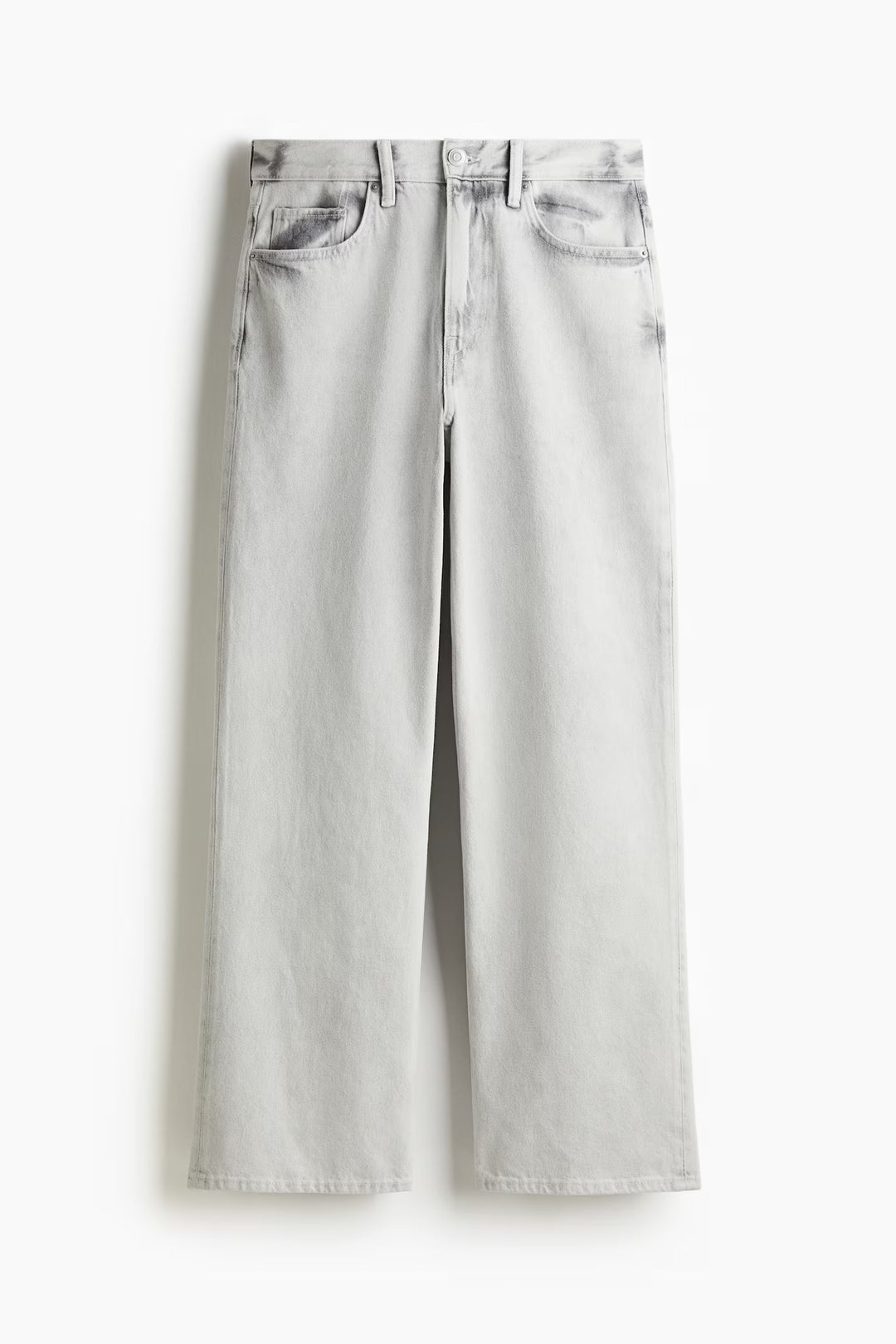 H&M Loose Straight High Jeans