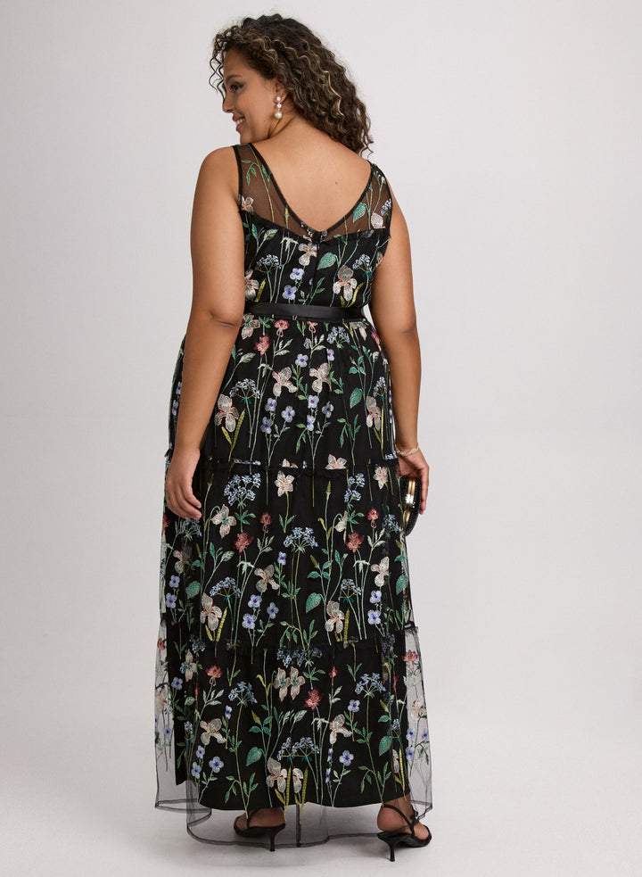 LAURA Floral Embroidered Dress