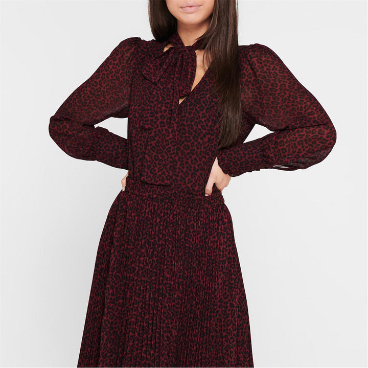 MICHAEL Michael Kors Neck Tie Blouse