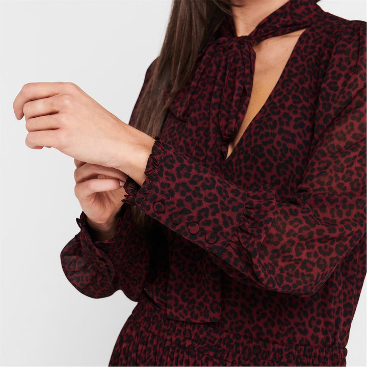 MICHAEL Michael Kors Neck Tie Blouse