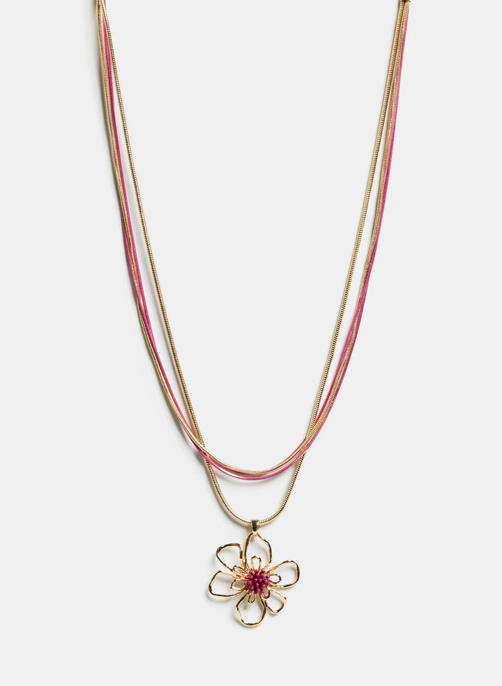 Laura Floral Pendant Necklace