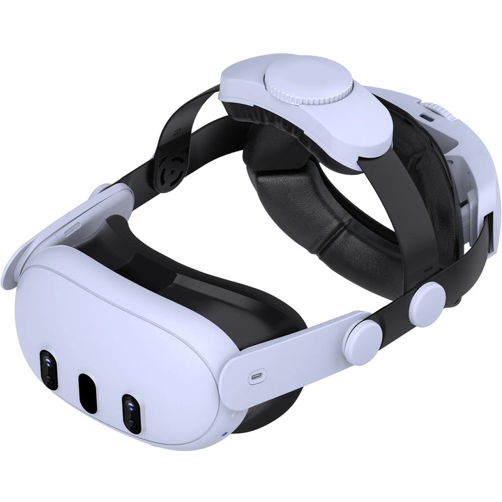 Beboncool Adjustable Head Strap for Meta 2/3 Gaming Console for VR Headset Accessories, White