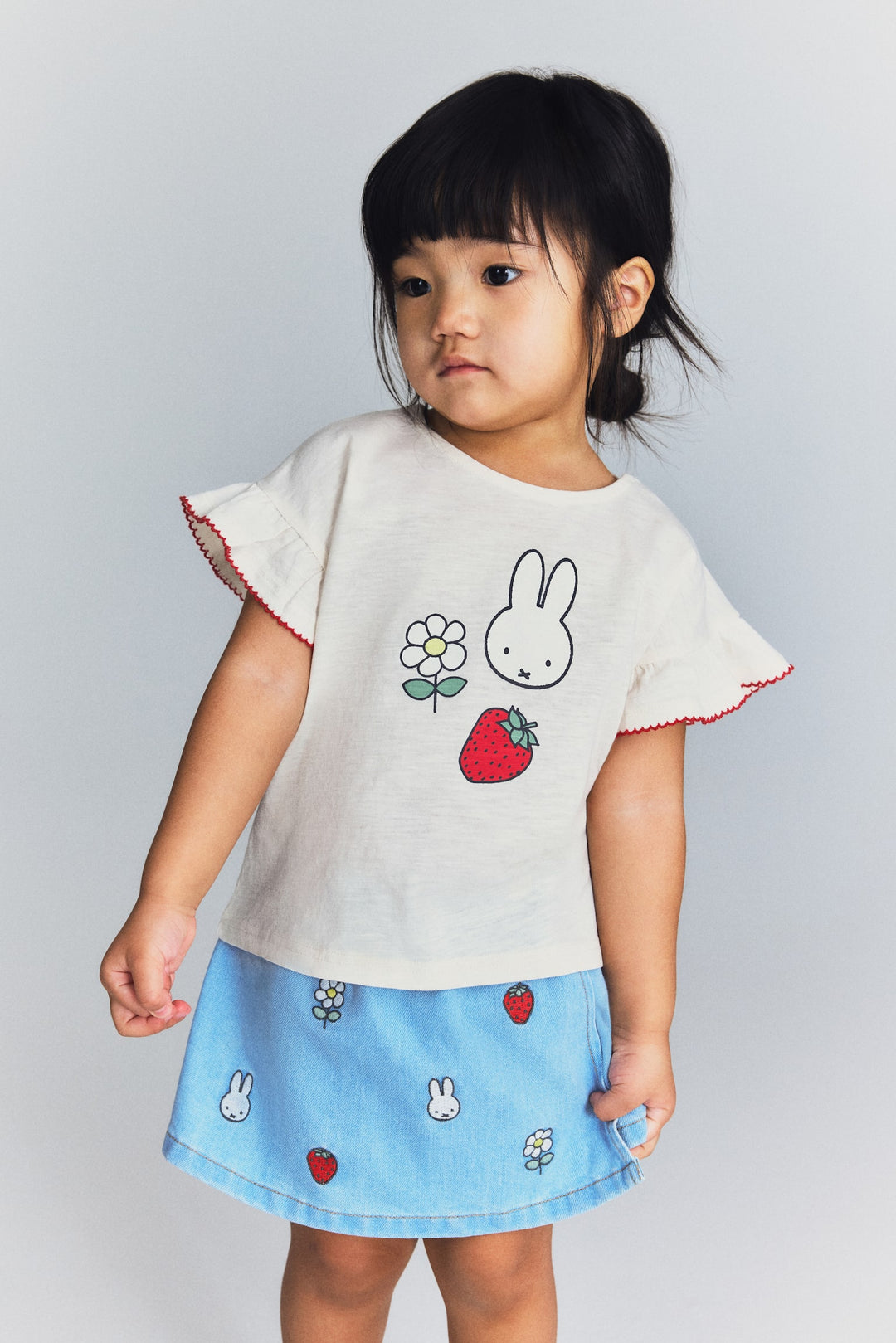 H&M Printed Cotton Top