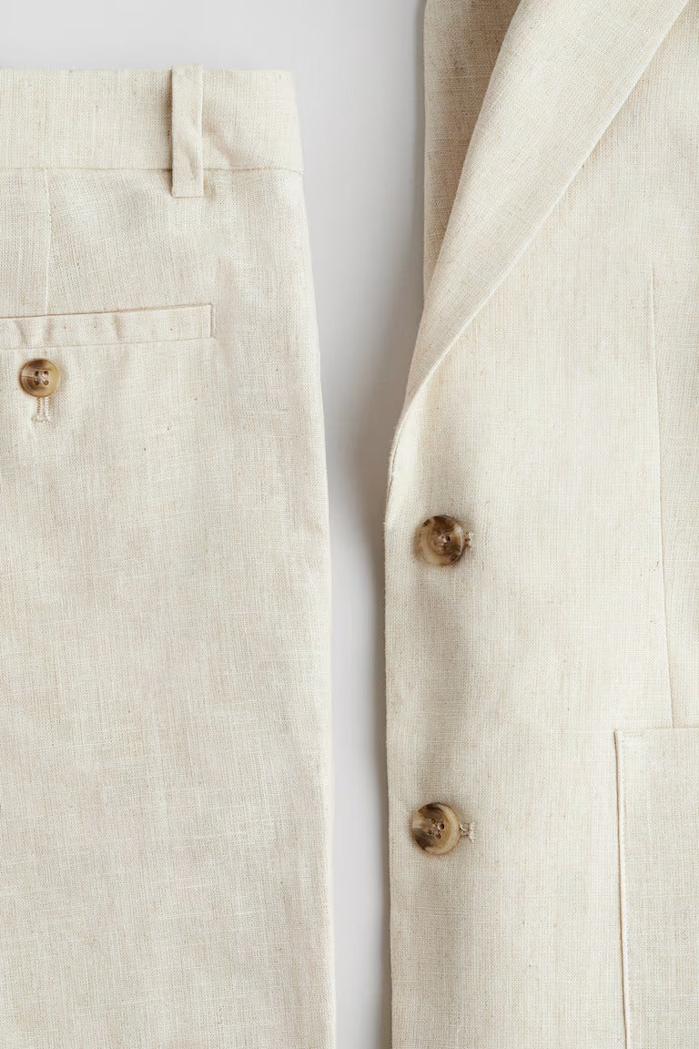 H&M Linen-Blend Suit