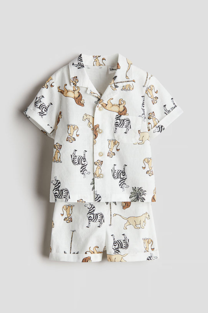 H&M 2-Piece Printed Cotton Set