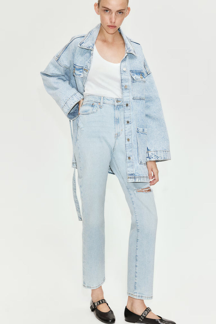 H&M Ultra High Rise Mom Jeans